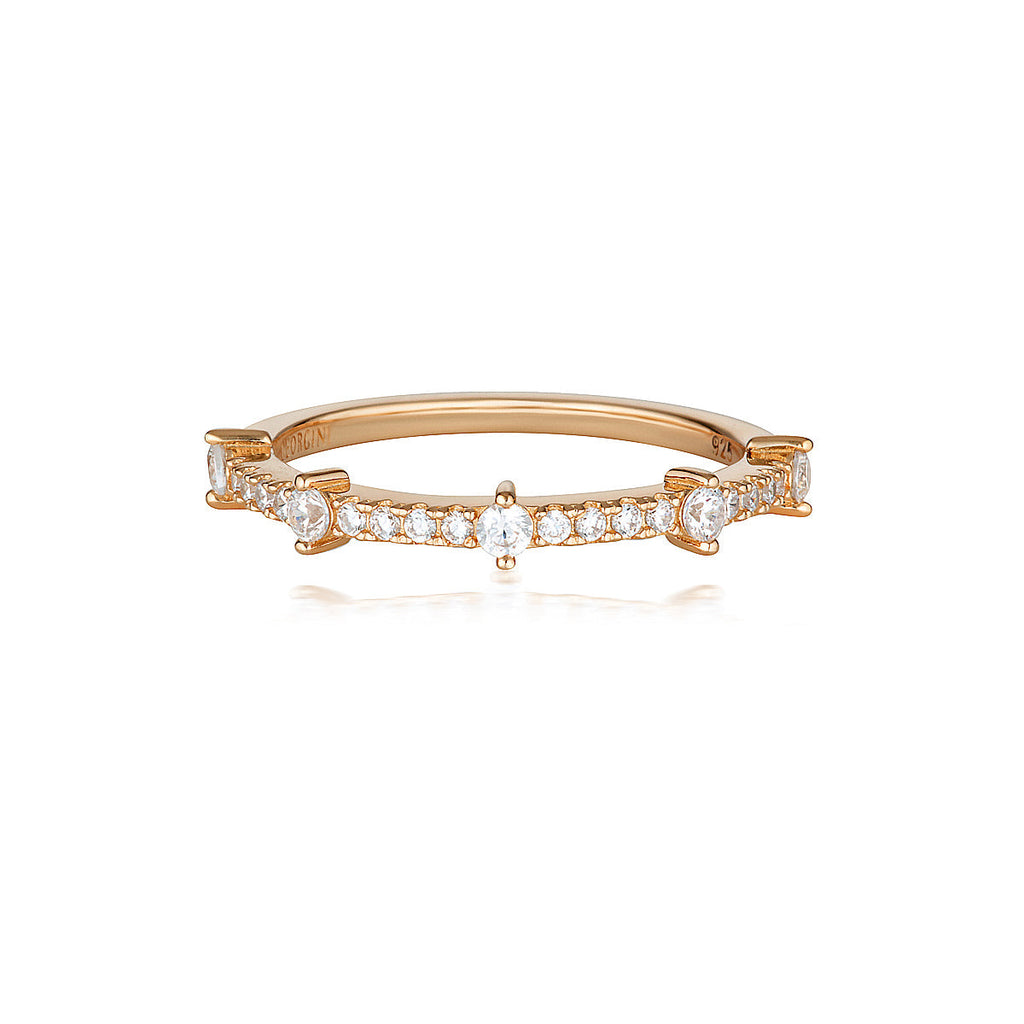 GEORGINI RED CARPET GALA RING ROSE GOLD