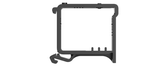 AJAX DIN Holder Black Mounting Bracket for Relay Devices – 35mm DIN Rail | AJAX#40696
