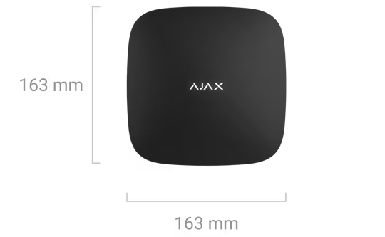 Ajax AJAX#80002 StarterKitPlus – Wireless Security Alarm Kit with Hub 2 Plus, MotionProtect Sensors, SpaceControl Remote and HomeSiren (White/Black)