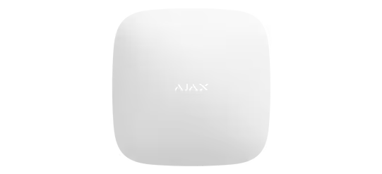 AJAX Hub 2 (4G) Jeweller Wireless Security Control Panel – White | Ethernet & Dual SIM LTE Alarm Hub | AJAX#35992