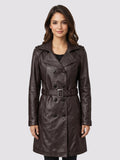 Aloura Women's Knee Length Coat