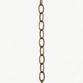 100cm Chain Extension Including Carabiner - Antique Brass