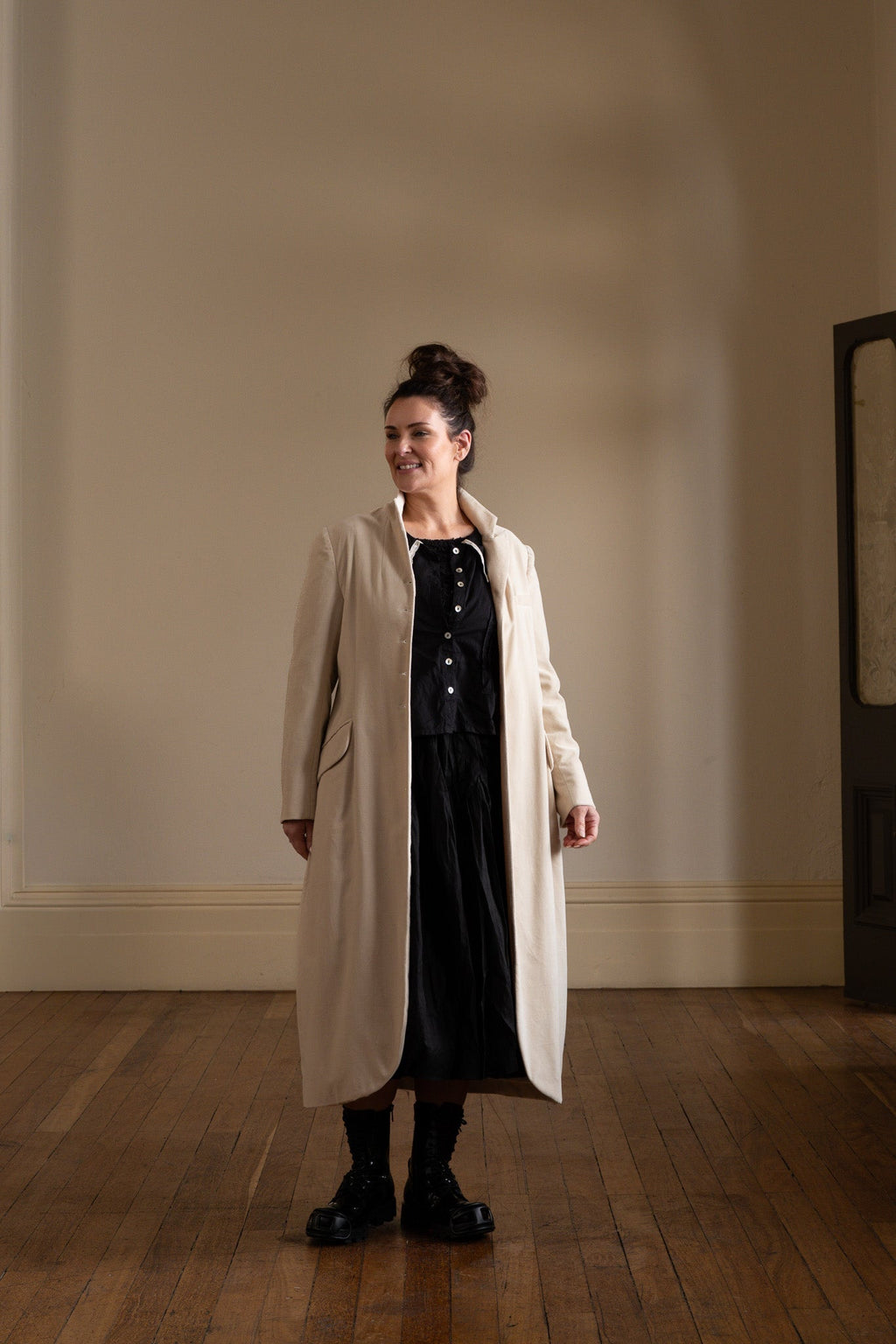 Arc Coat - Cotton Velvet