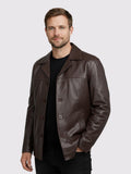 Arctic Edge Men's Brown Blazer Jacket