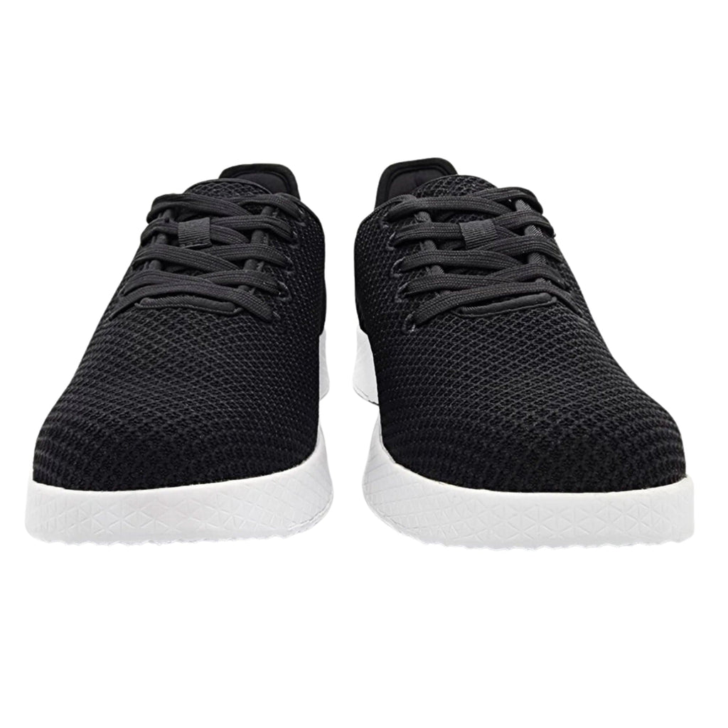 Axign River Lightweight Casual Orthotic Shoe - Black w/White Soles (Mens)