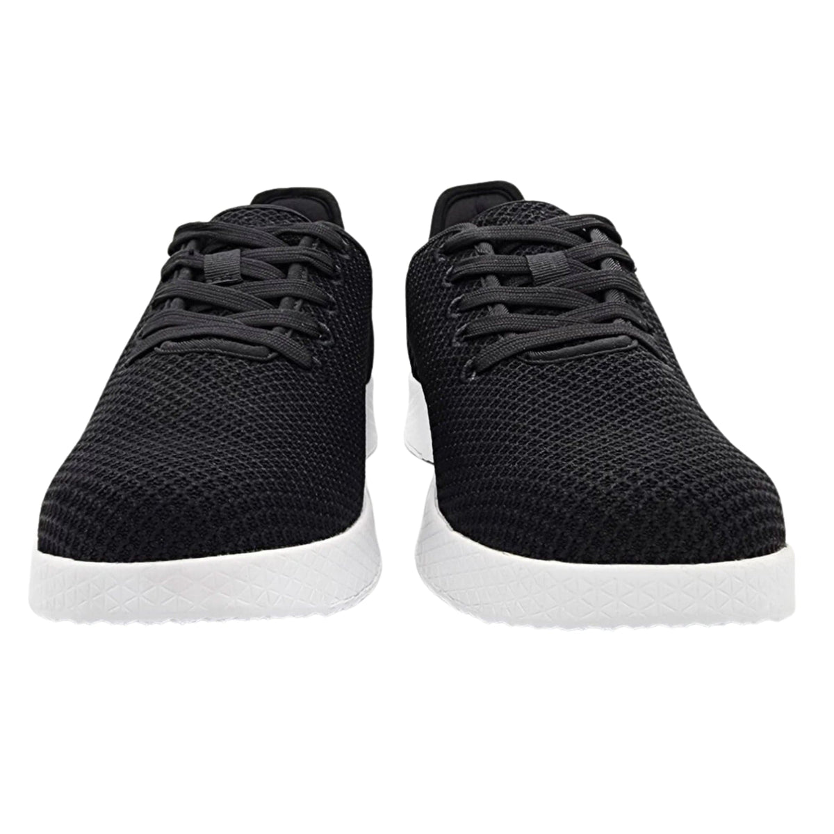 Axign River Lightweight Casual Orthotic Shoe - Black w/White Soles (Mens)