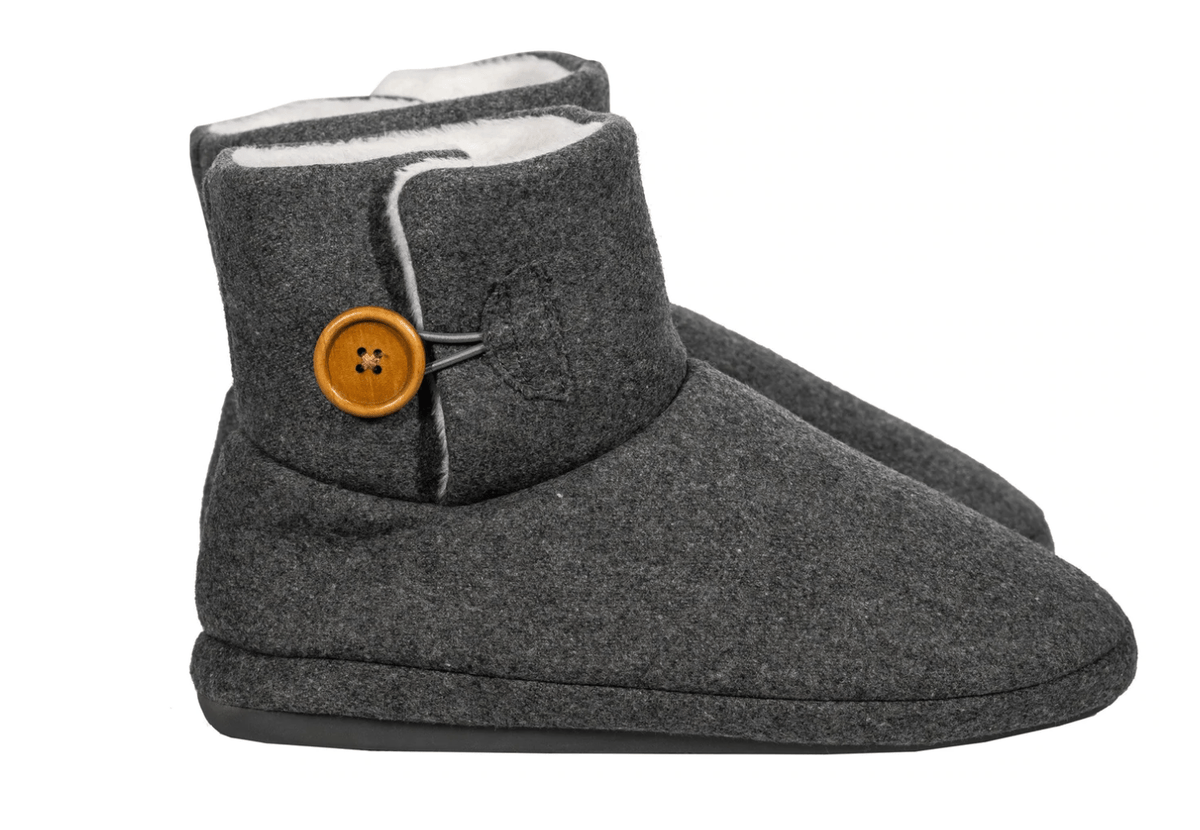 Wolf Grey Ugg Boot Arch Supporting Slippers