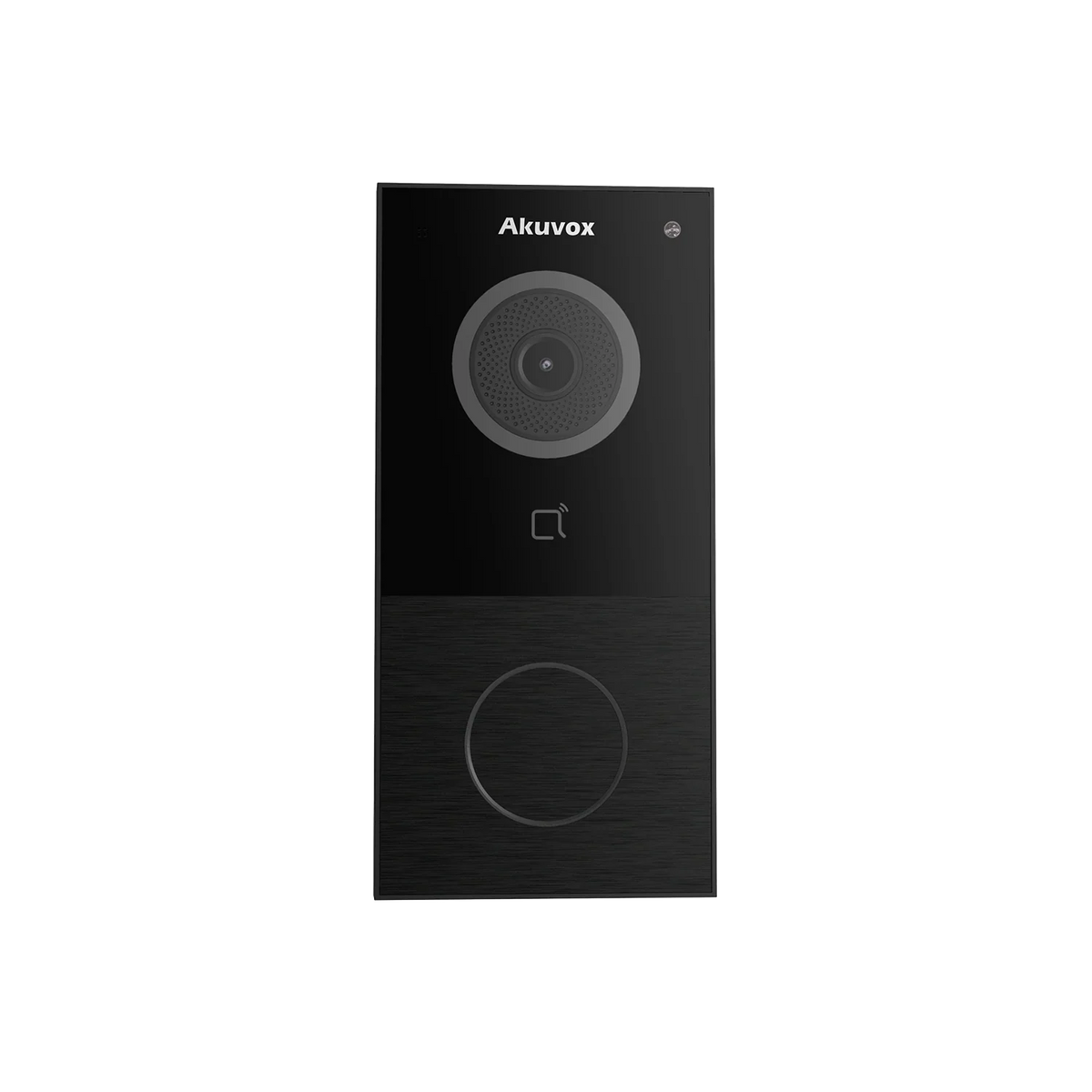 Akuvox E12W Black Wi-Fi IP Video Door Phone – 2MP Camera, SIP, RFID, NFC, Bluetooth, Mobile App, Outdoor Surface Mount