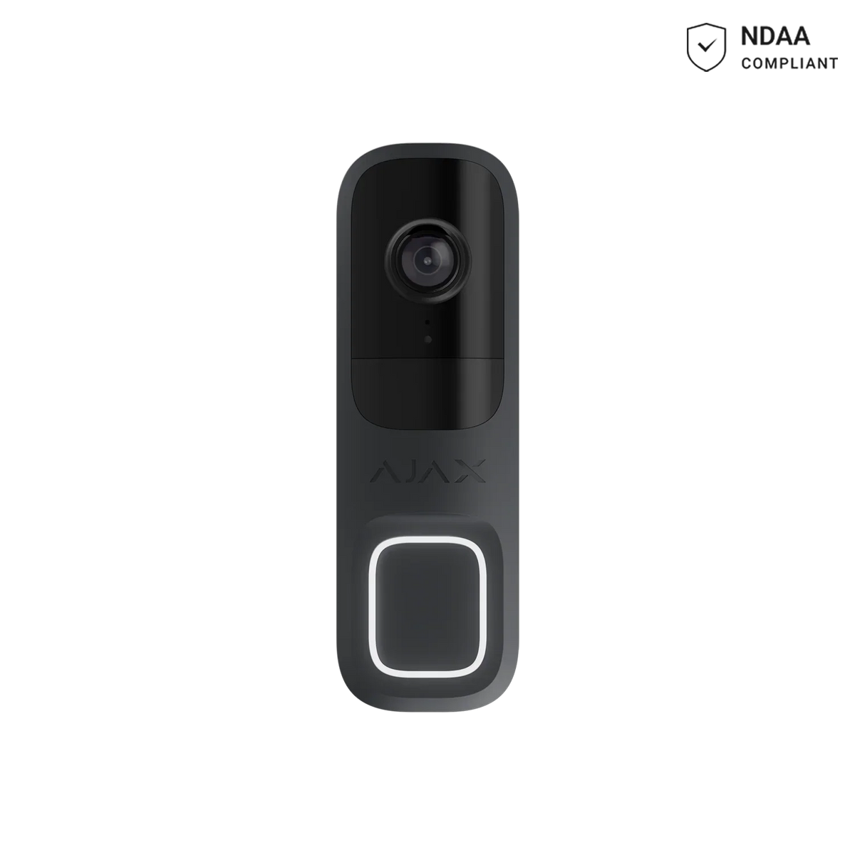 AJAX#116897 Ajax DoorBell Smart Video Doorbell with AI Detection – White / Grey / Graphite / Black