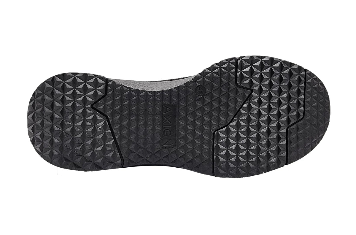 Axign River V2 Lightweight Casual Orthotic Shoe - Full Black
