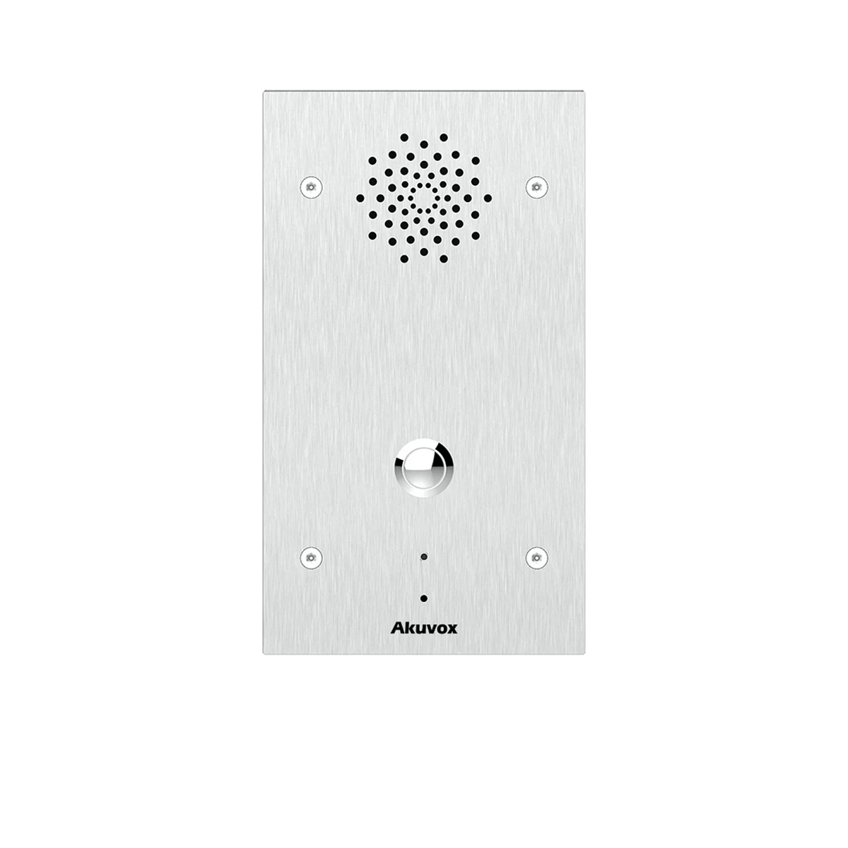 Akuvox E21A SIP Vandal-Resistant Audio Call Station – 316 Stainless Steel, Panic Button, Dual Relays, IP65, Surface Mount