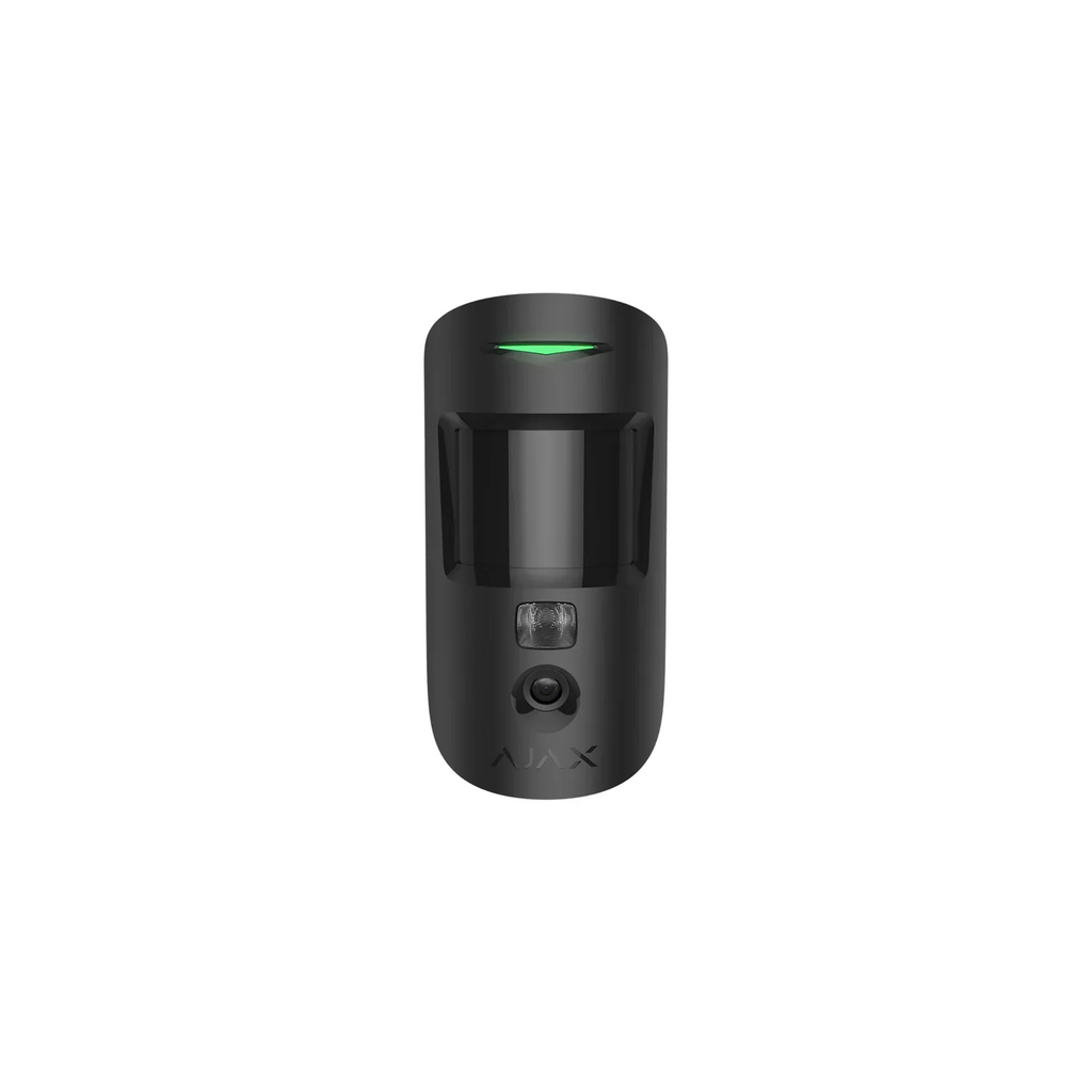 AJAX#117754 Ajax MotionCam HDR Jeweller Wireless Motion Detector with Visual Alarm Verification & Pet Immunity – White / Black
