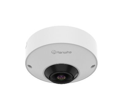 Hanwha Vision HV-QNF-C9010 QNF-C9010 12MP AI Fisheye Camera – 360° Indoor Surveillance, WiseStream III, 120dB WDR, AI People & Vehicle Detection, IP42, PoE