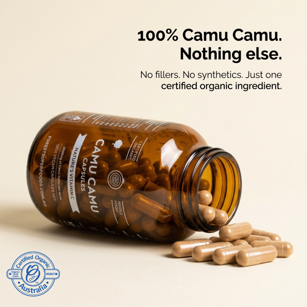 Certified Organic Camu Camu Berry Capsules