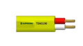AIPHONE KBWIRE200YL – 200m Yellow Polyethylene Cable, 0.9mm Solid Conductor, 2-Core, Compatible with All Aiphone Video Intercom System