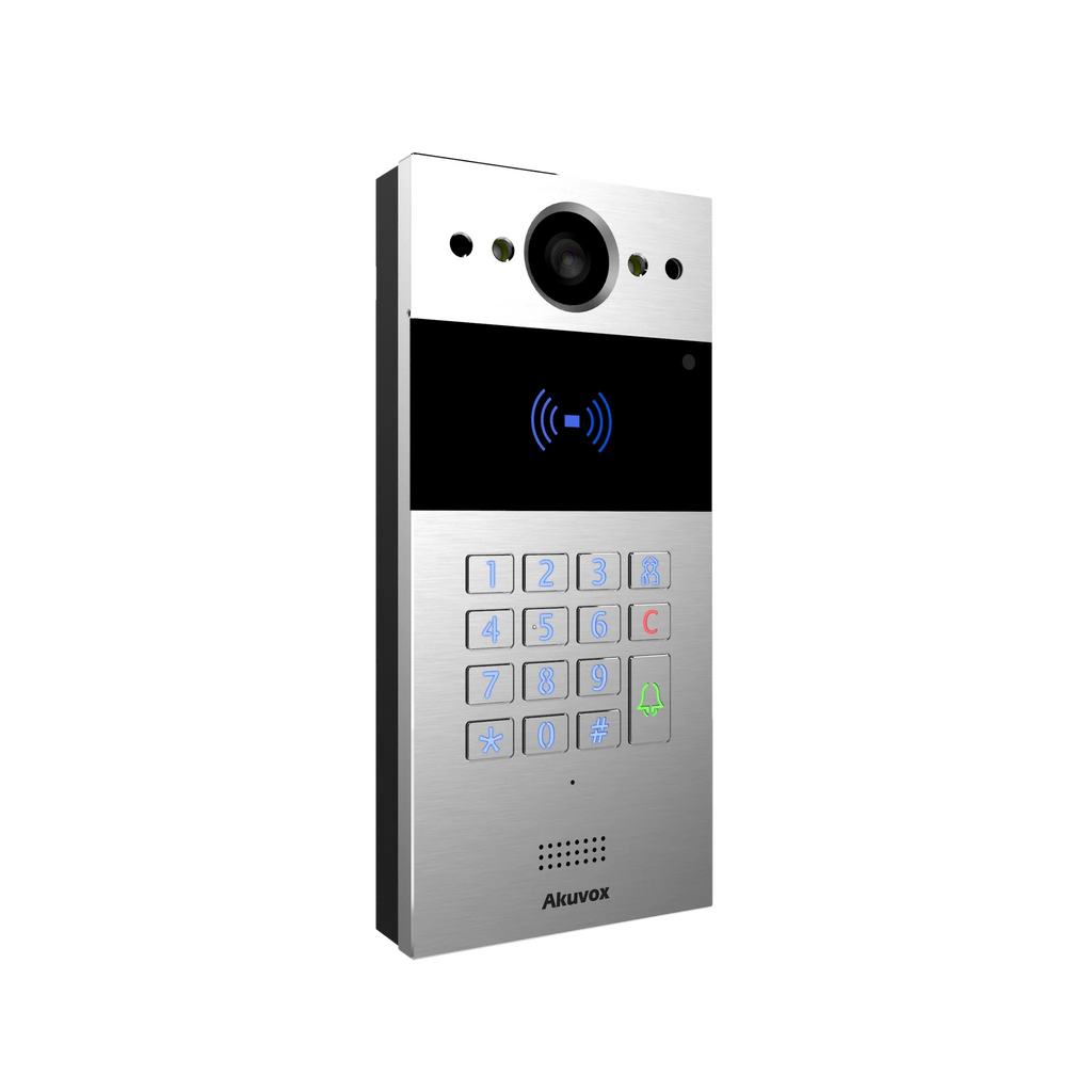 Product Title Akuvox R20K Keypad IP Video Door Phone – 2MP Camera, SIP, Dual-Frequency RFID, H.265, PoE, Surface & Flush Moun SKU:R20K-SEC