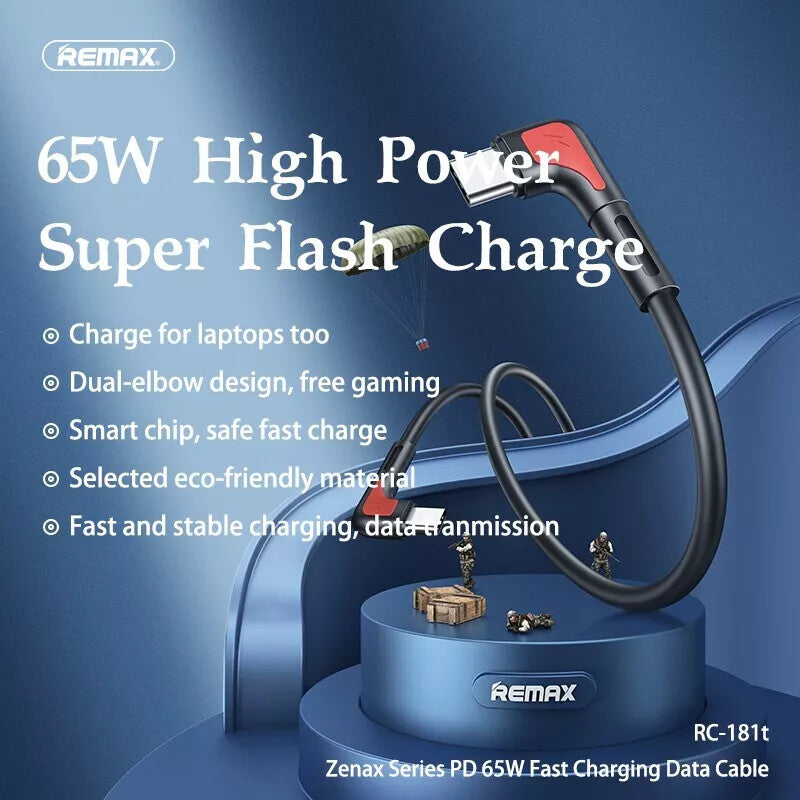 90 Degree Elbow Type C USB C Fast Charger Cable Data Sync Cord For Samsung Phone