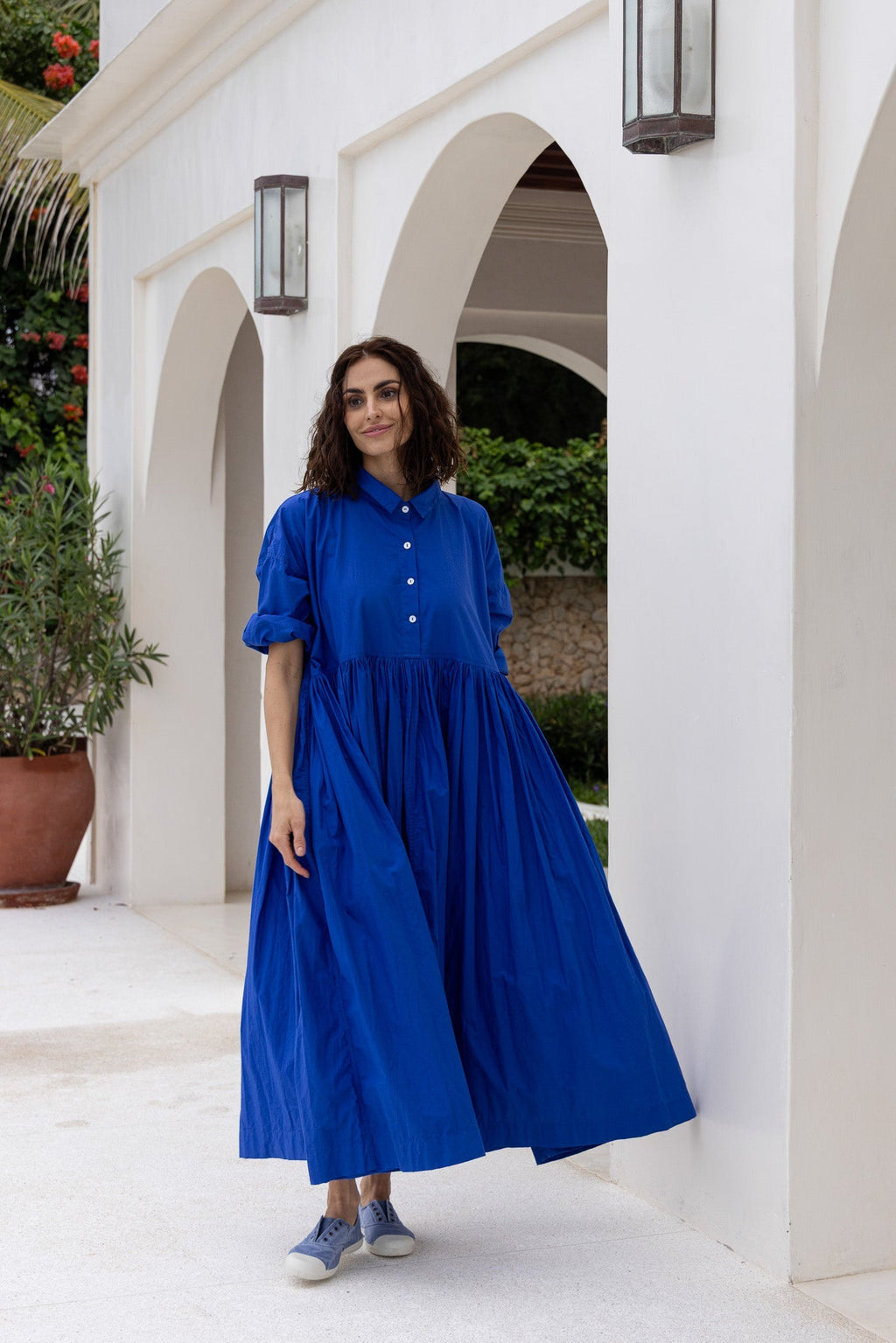 Edith Dress - Cotton Poplin