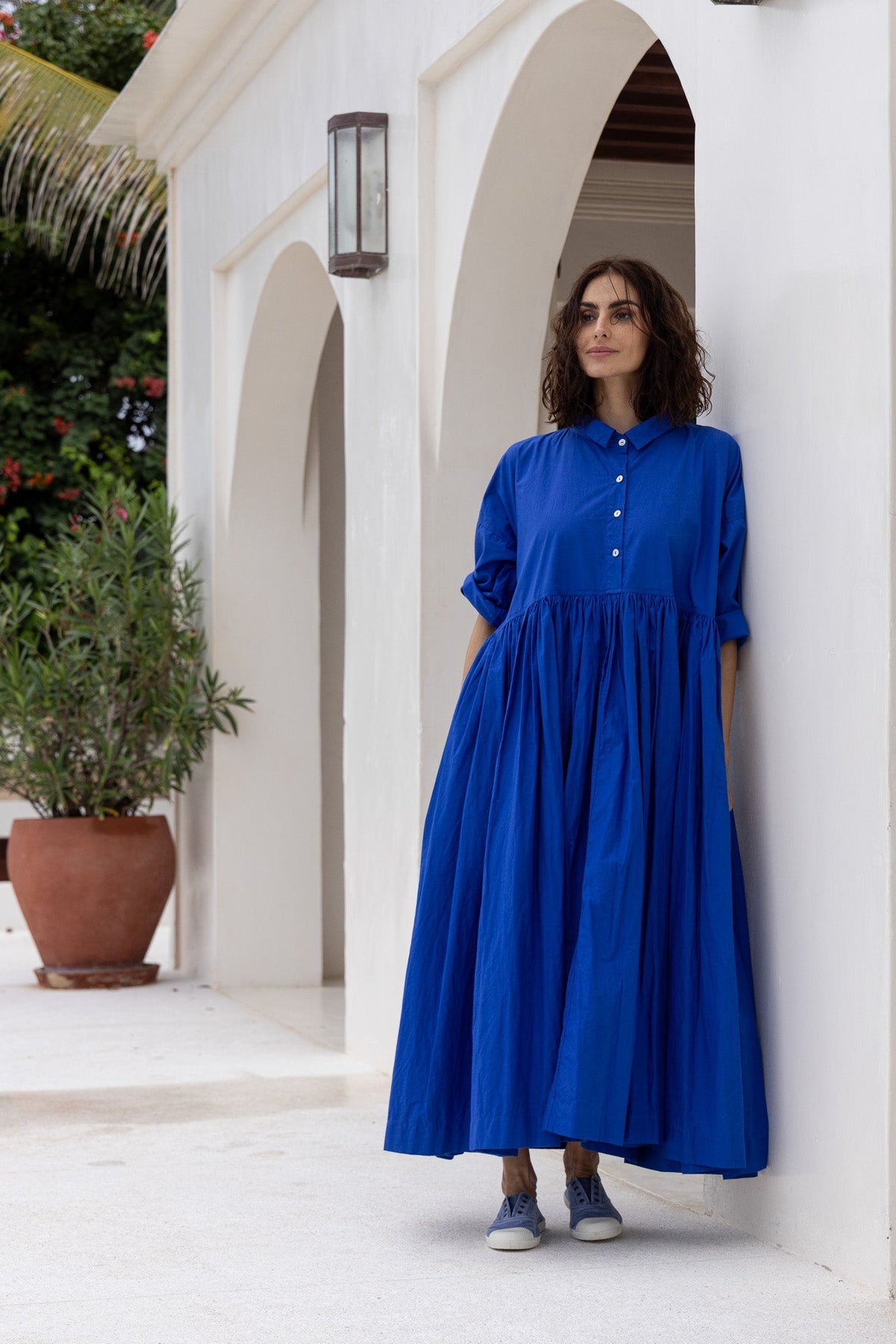 Edith Dress - Cotton Poplin