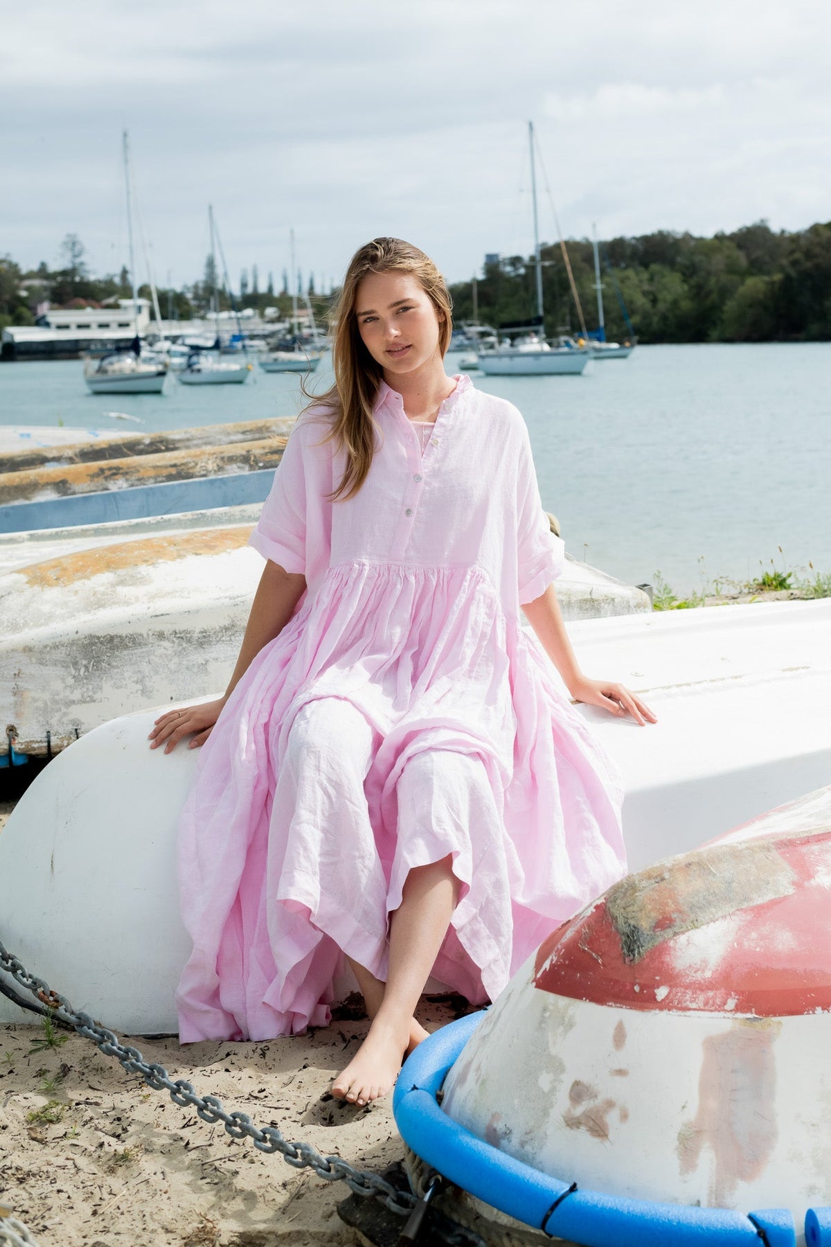 Edith Dress - Linen