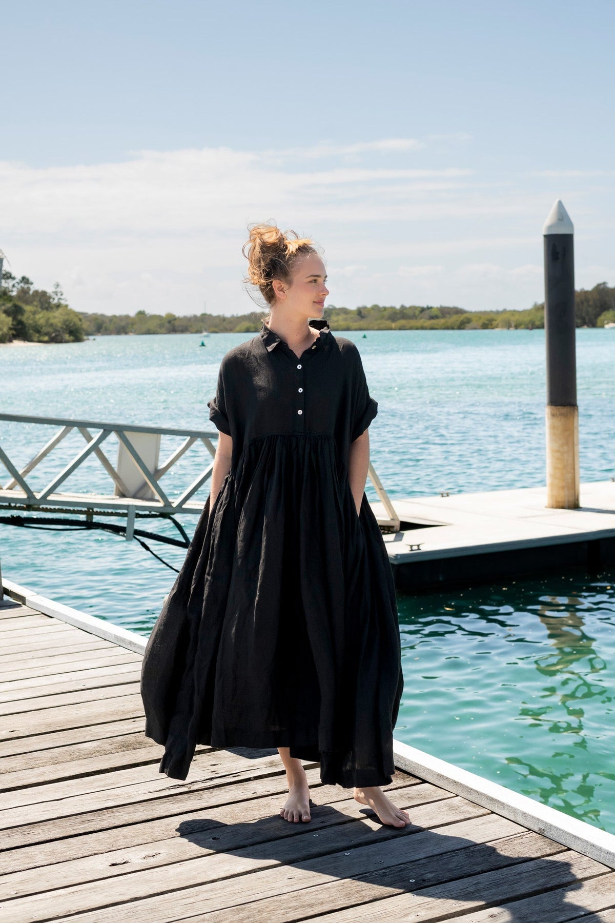 Edith Dress - Linen