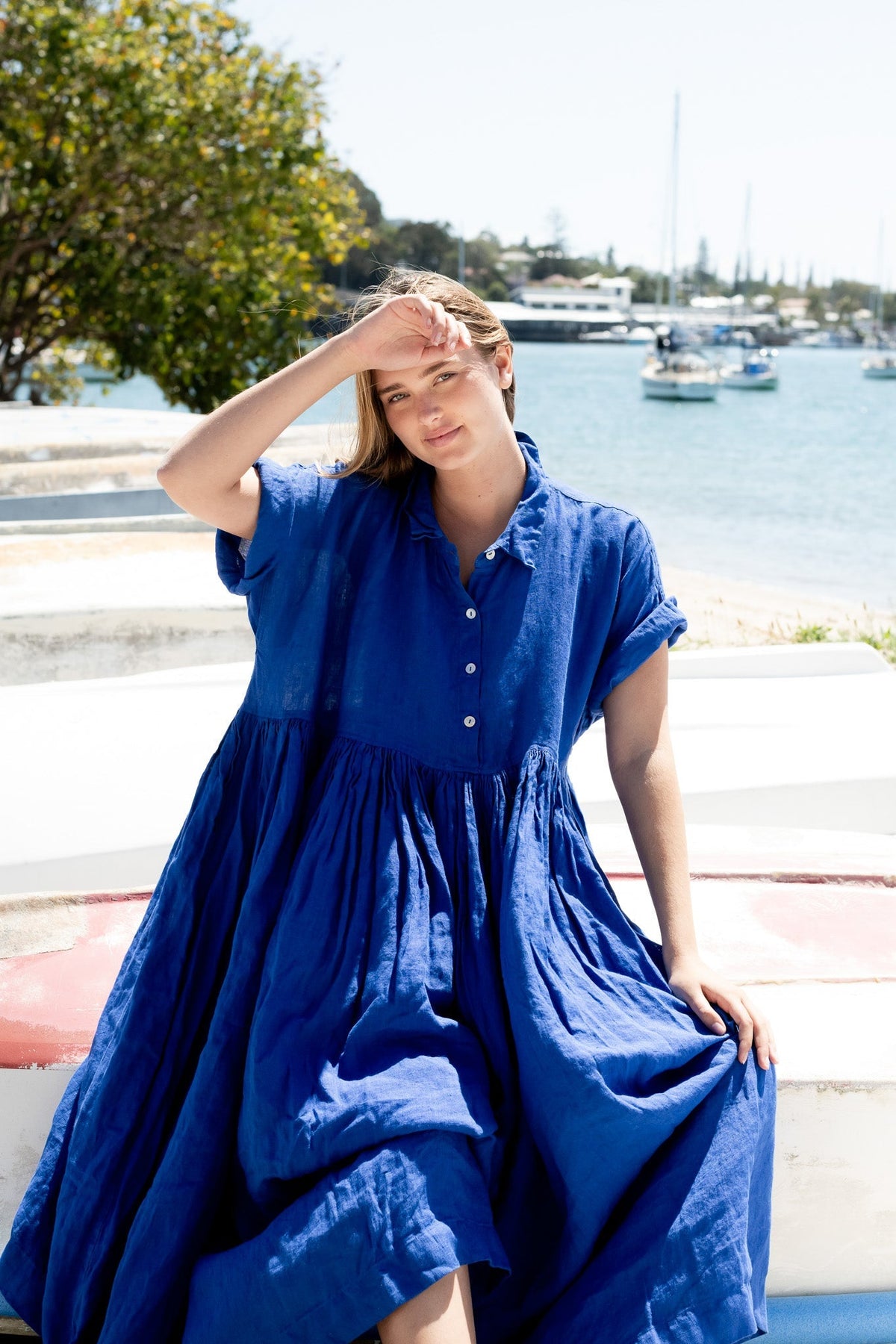 Edith Dress - Linen