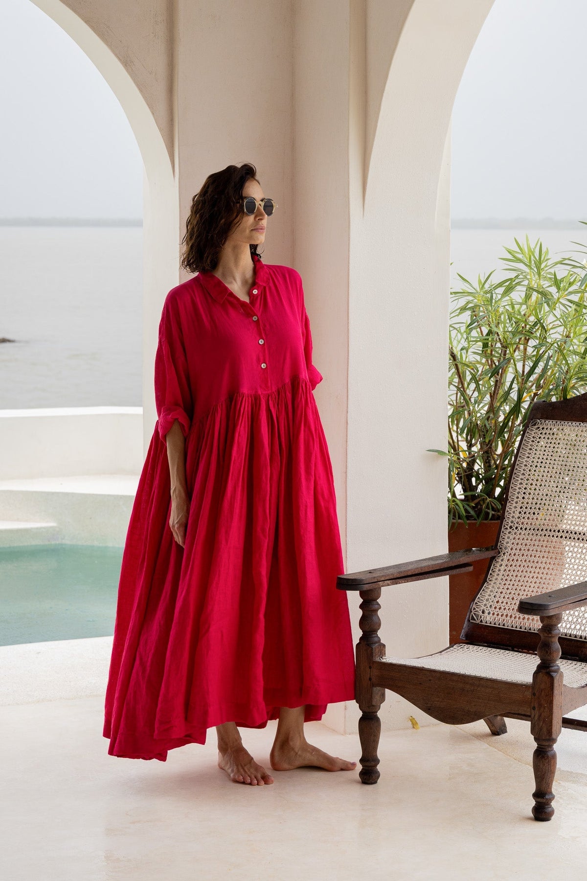 Edith Dress - Linen