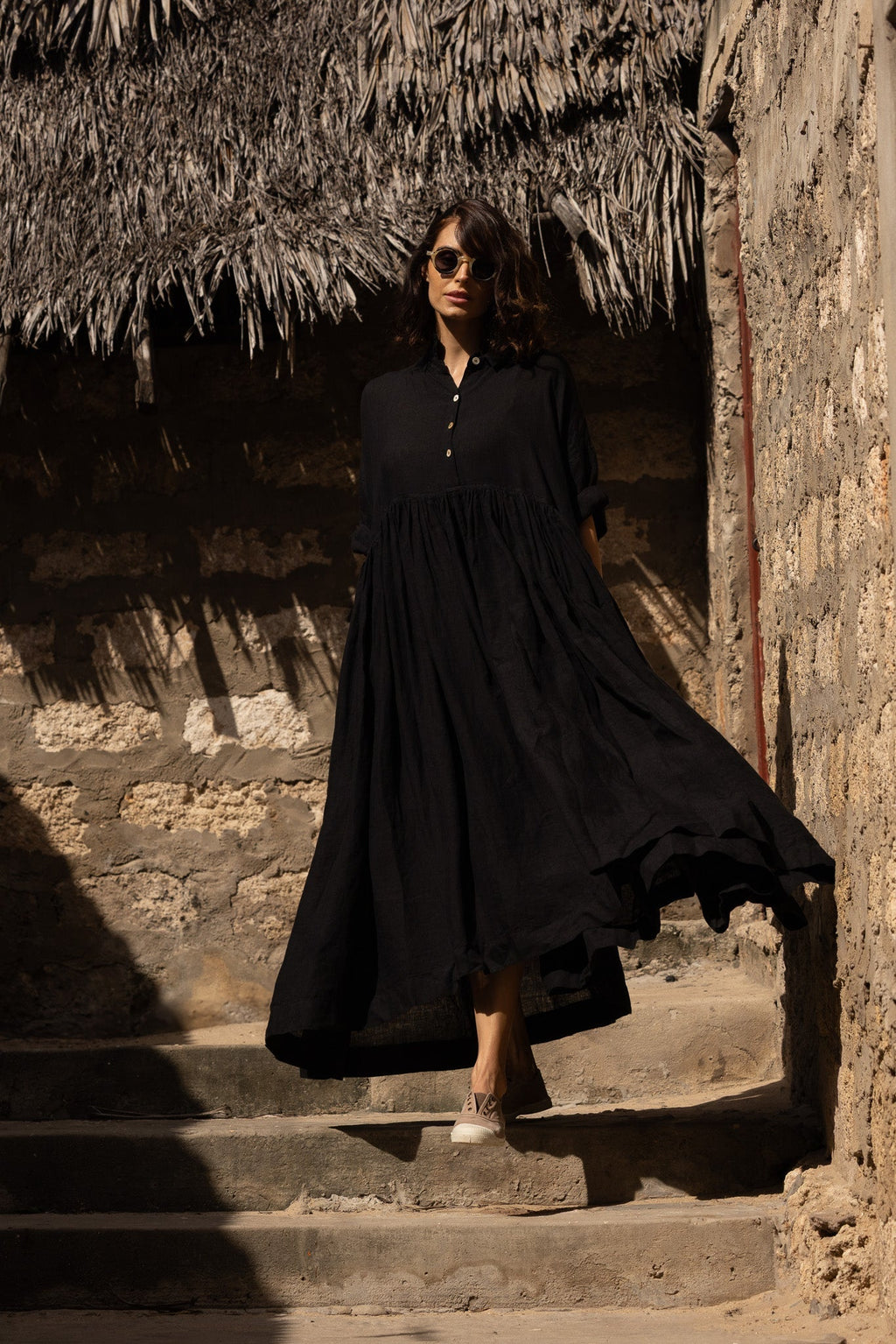 Edith Dress - Linen