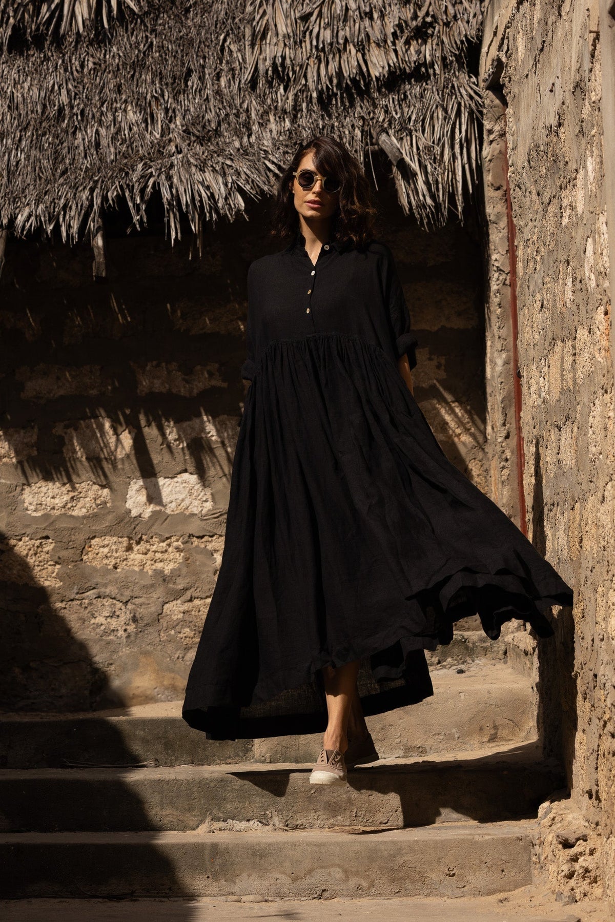 Edith Dress - Linen