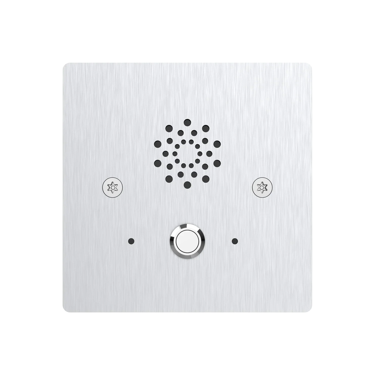 Akuvox E20S Emergency SIP Intercom – Compact Stainless Steel Indoor Unit, IK10, PoE, Flush Mount, 316-Grade Finish