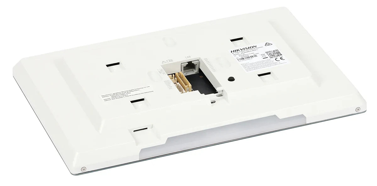 Hikvision DS-KH9510-WTE1(B) + DS-KV6124-WBE1 IP Video Intercom Kit – Smart Touchscreen Indoor Station with Villa Door Station (Intercom Kit)