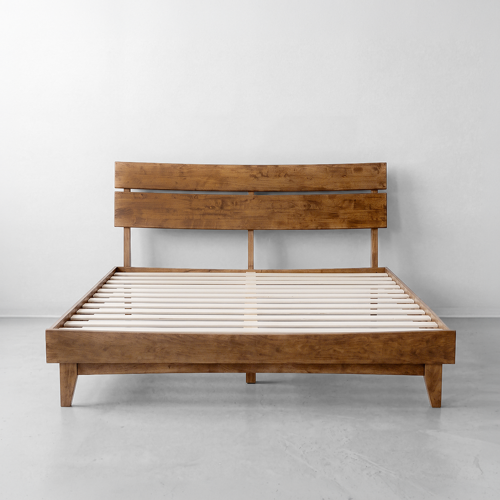 Aurora Solid Wood Bed Frame