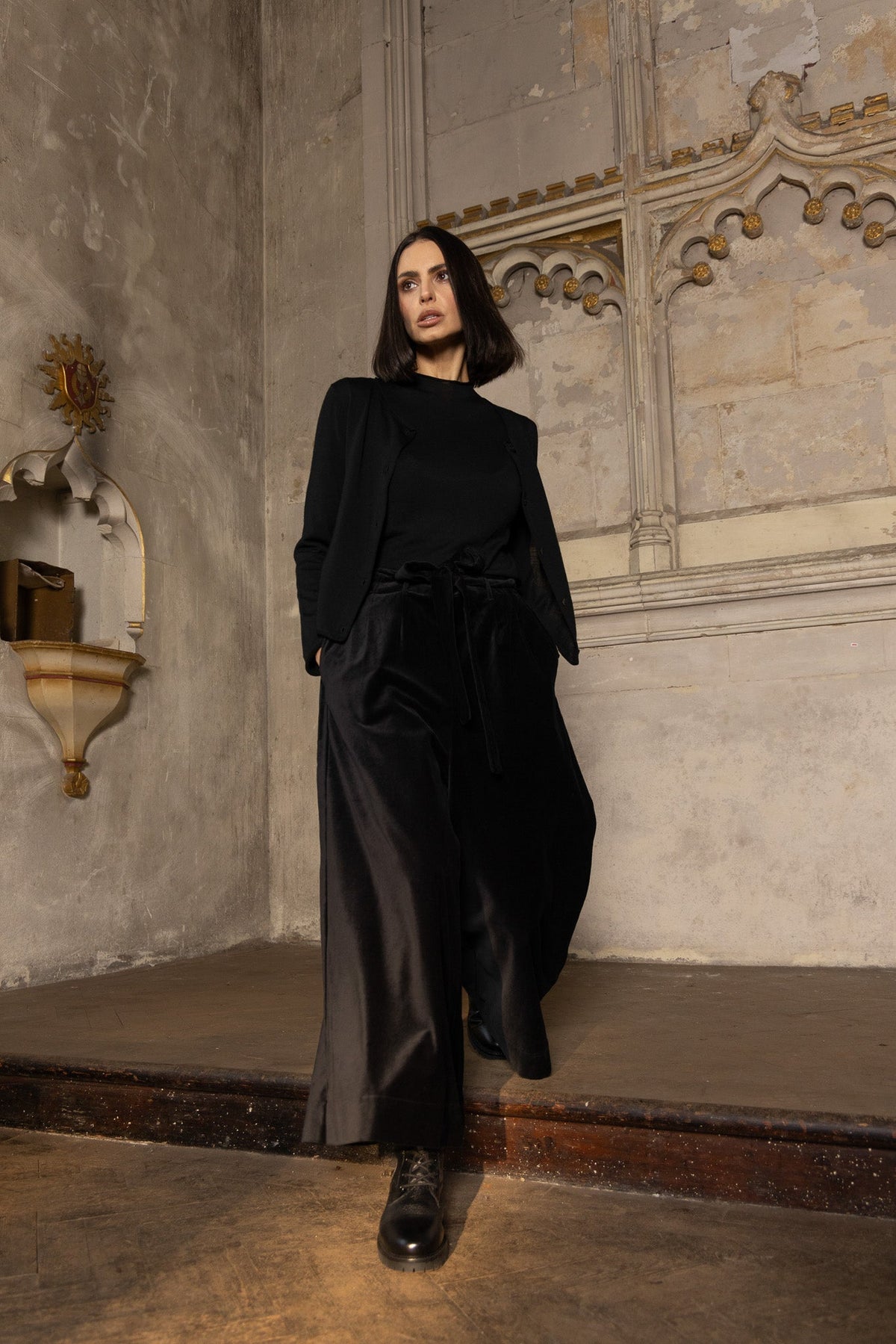 Harriet Trouser - Cotton Velvet