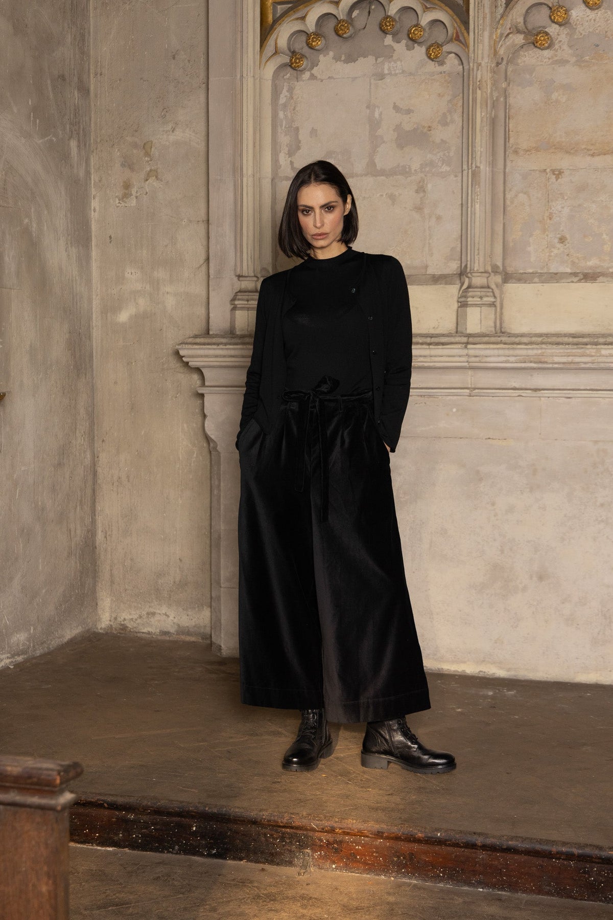 Harriet Trouser - Cotton Velvet