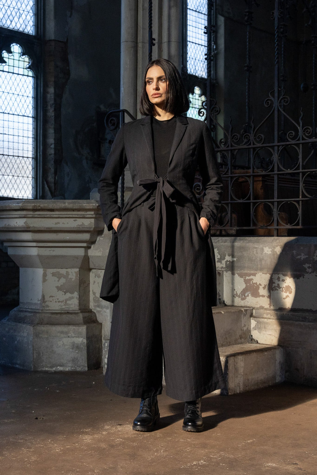 Harriet Trouser - Wool & Cotton