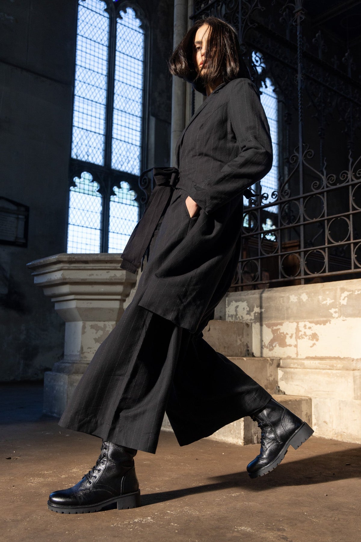 Harriet Trouser - Wool & Cotton