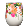 Corkcicle Stemless - 340ml Rifle Paper - Garden Party Cream