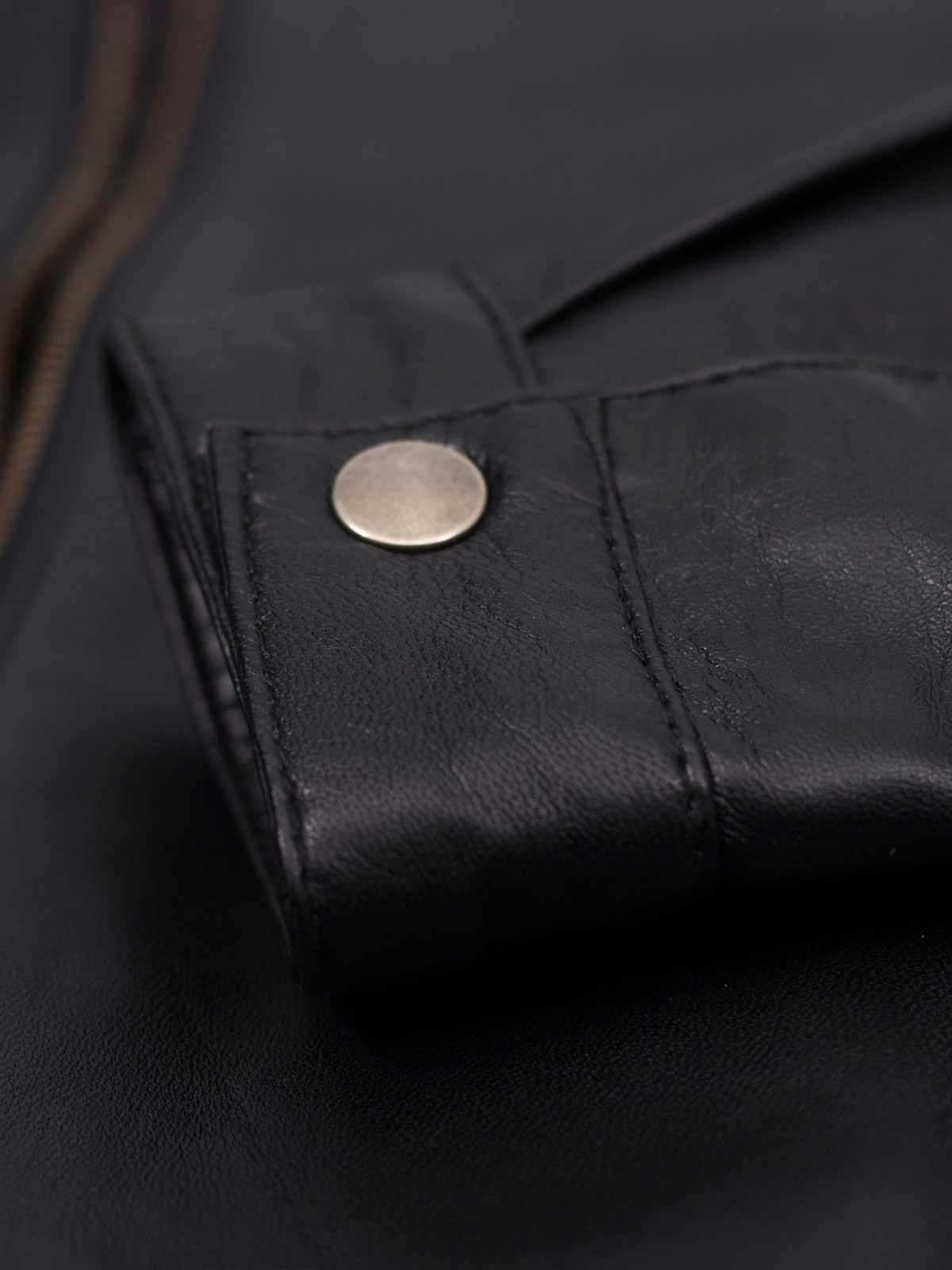 Black Leather Motorcycle Jacket