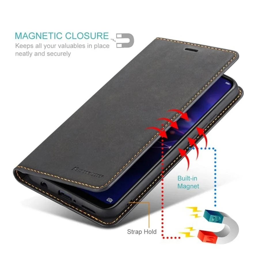 iPhone Leather Wallet Phone Case