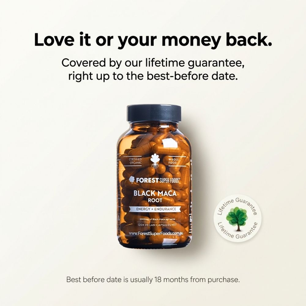 Certified Organic Black Maca Capsules
