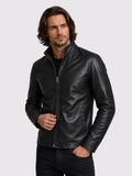 Black Biker Leather Jacket