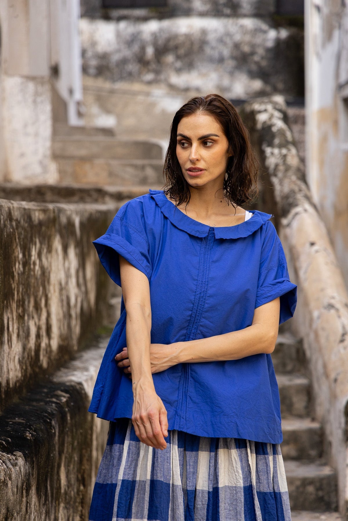 Mia Top - Cotton Poplin