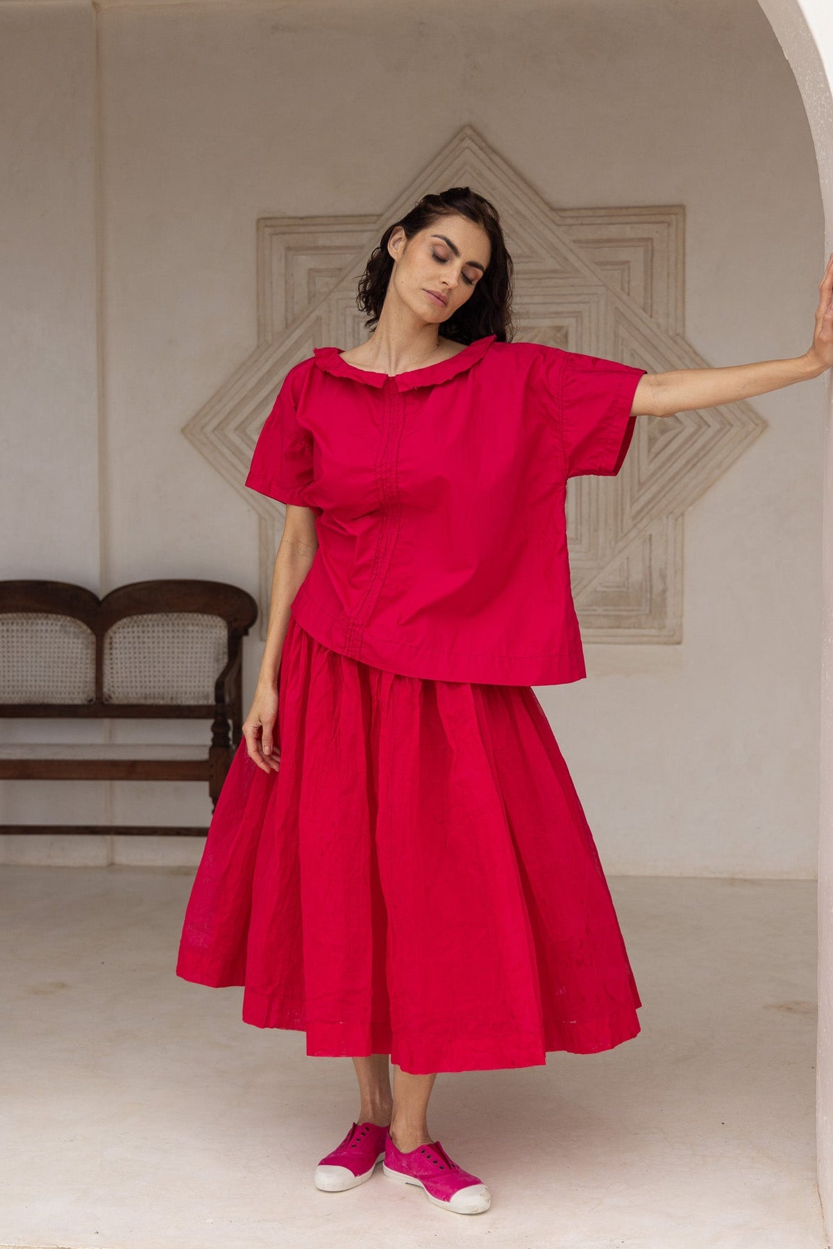 Mia Top - Cotton Poplin