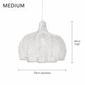 Noosa Rattan Pendant Light - White