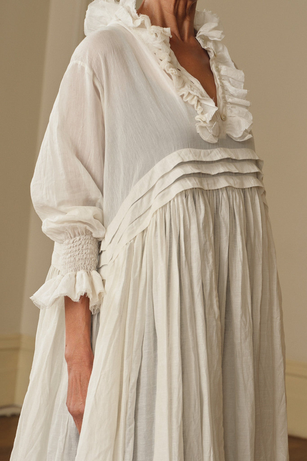 Odile Dress - Silk Cotton