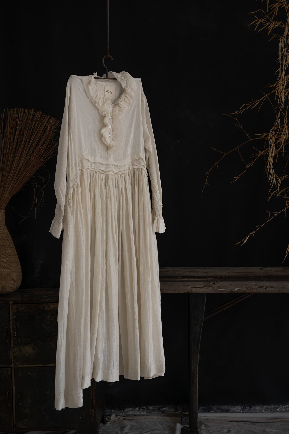 Odile Dress - Silk Cotton