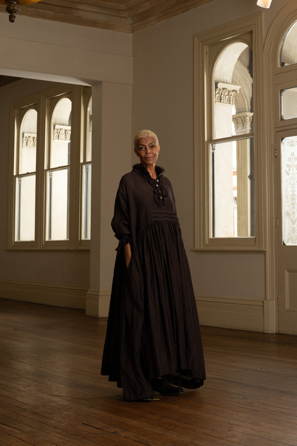 Odile Dress - Silk Cotton