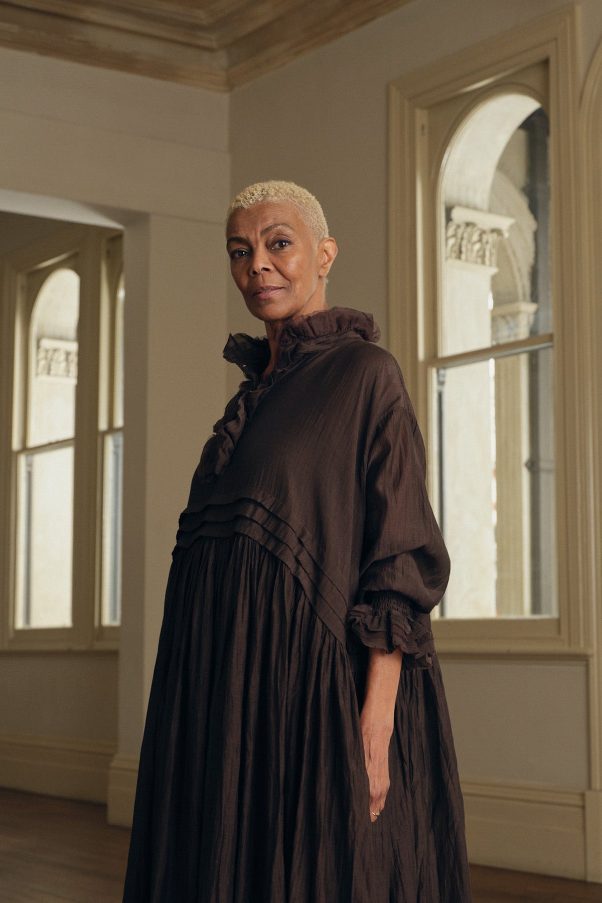 Odile Dress - Silk Cotton