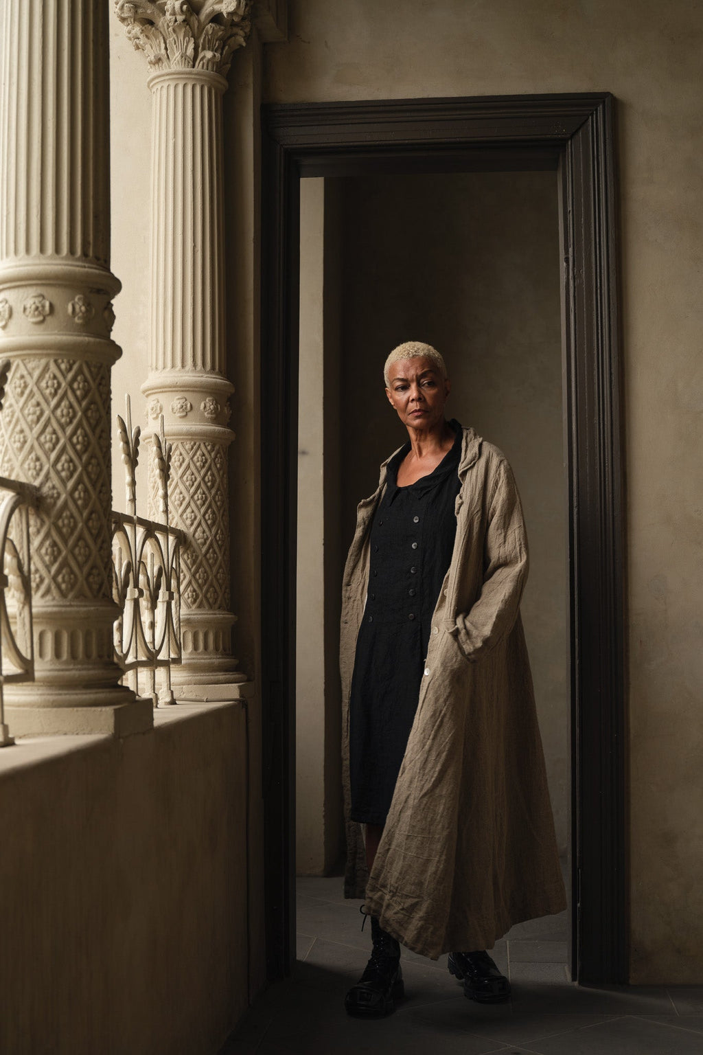 Olivier Coat - Raw Linen