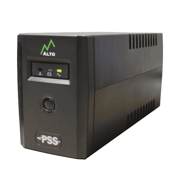 PSS ECO-ALTO600 600VA Uninterruptible Power Supply (UPS) – 1 x 12V/7Ah Internal Battery